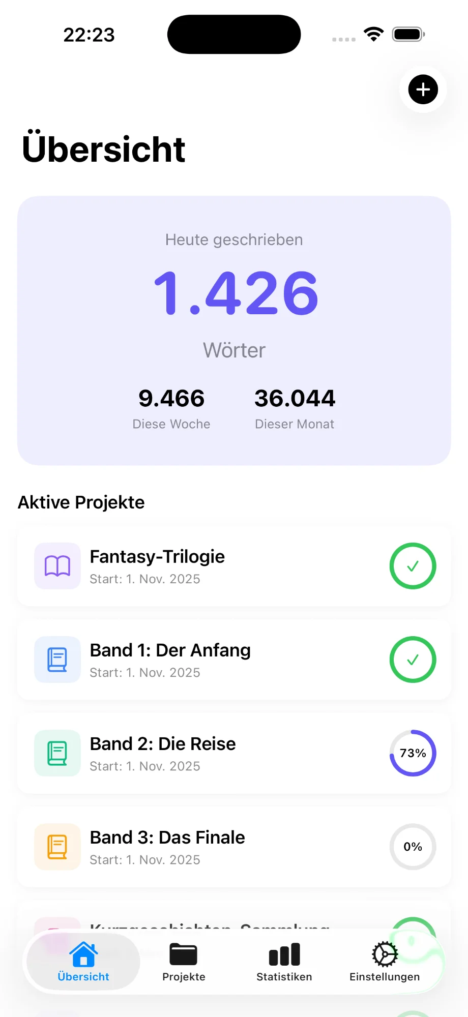 WordTracker Dashboard